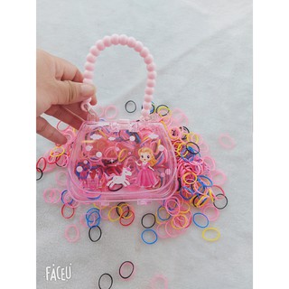 túi xách xinh cho bé tặng kèm dây cột tóc cho bé gái