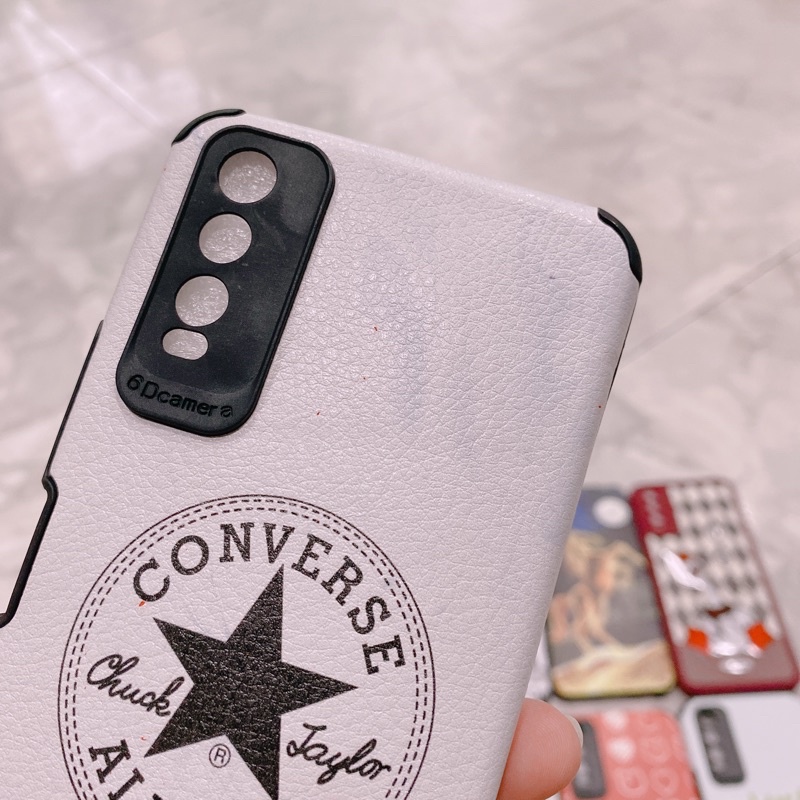 Ốp lưng vivo Y20 / y20s / Y12s / Y3S viền dẻo chống sốc hình idm, viền màu lưng nhám, kính cường lực