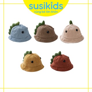 Nón bucket hoạ tiết hoạt hình khủng long mũ đáng yêu cho bé SUSIKIDS