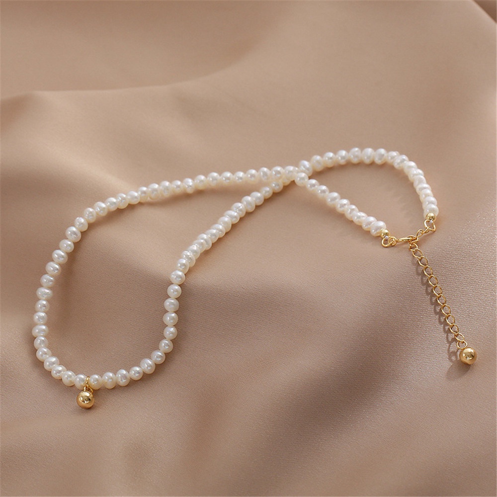 Vòng Cổ Choker Đính Ngọc Trai Nhân Tạo Thời Trang