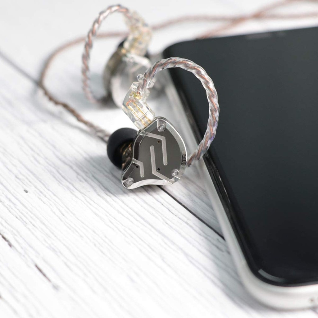 Tai nghe KZ ZS10 Pro - Hàng chính hãng | Có mic thoại, dây dẫn tháo rời, 1DD + 4BA mỗi