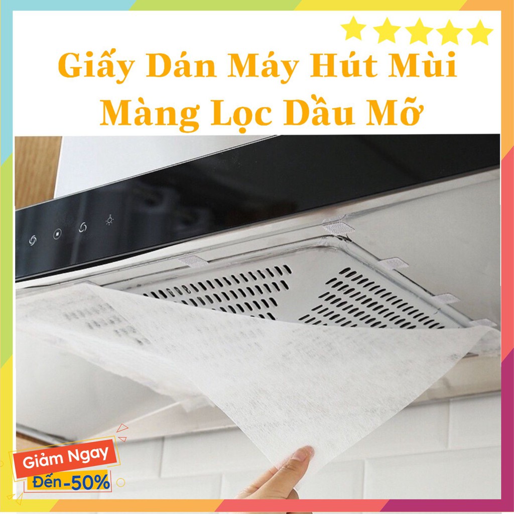 Giấy dán máy hút mùi - phòng bếp - Giấy dán bếp chống dầu mỡ -dễ vệ sinh vải ko dệt chống cháy chịu nhiệt -Giấy dán bếp