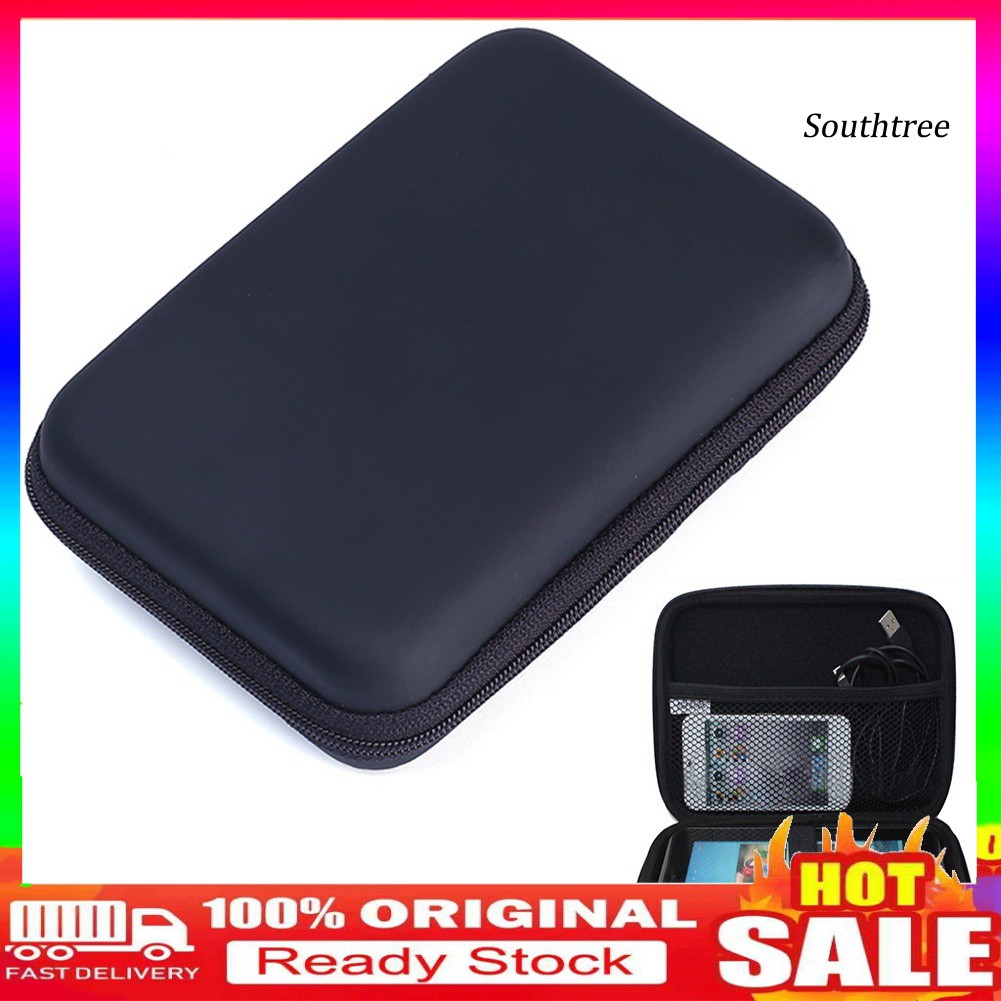 【Ready stock】2Pcs Portable 2.5Inch Hard Disk Storage Bag Zipper Pouch USB Cable Organizer | BigBuy360 - bigbuy360.vn