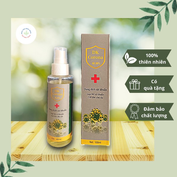Nước sát khuẩn Corona 100ml 99,99% làm sạch giữ ẩm cho da | BigBuy360 - bigbuy360.vn