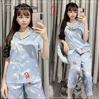 Bộ ngủ lụa satin