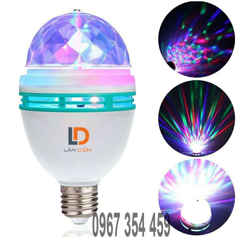 Bóng đèn led sân khấu xoay nhiều màu BSK02