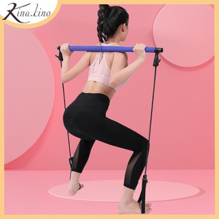 Dụng cụ tập Gym pilates có dây kháng lực, dụng cụ thể thao tập toàn thân đa năng cao cấp - Kinakino