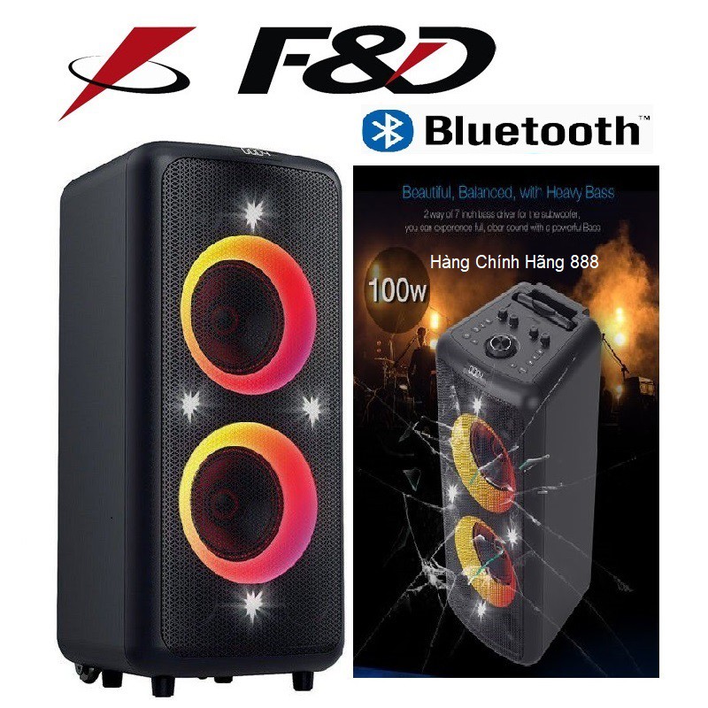 Loa kéo Fenda PA300 Bluetooth hát karaoke, du lịch (kèm 01 Micro không dây, usb, thẻ nhớ...) - Hàng Chính Hãng