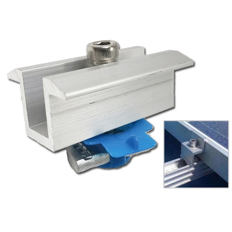 Set 10 Khung Nhôm Gắn Bảng Điều Khiển Năng Lượng Mặt Trời Cho Xe Ô Tô