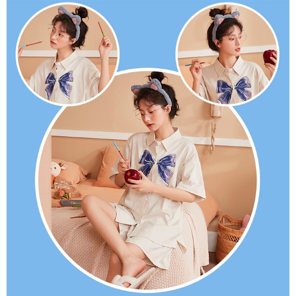 Bộ cộc tay cao cấp cotton thoáng mát mặc ở nhà hay đi chơi đều đẹp