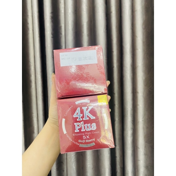 Kem Face 4K plus Goji Berry (đỏ) 5x chính hãng Thái