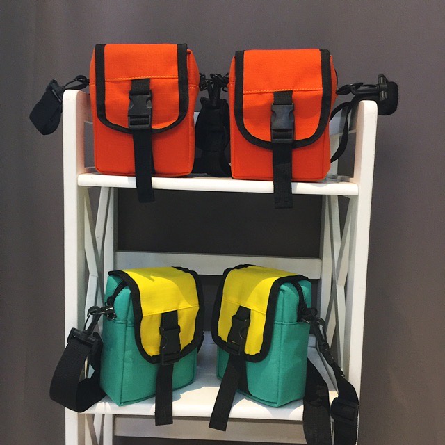 Túi Đeo Chéo Nam Nữ Unisex 🎒 FREESHIP🎒Túi Màu Cam