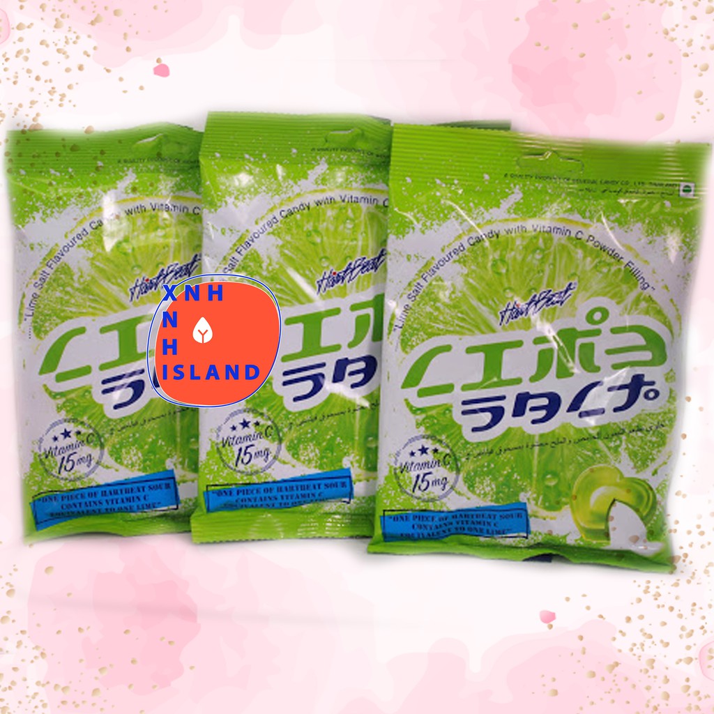 Kẹo Chanh Muối Hartbeat Lime Salt Candy Nội Địa Thái Lan - 100g