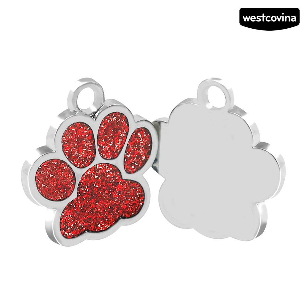 Thẻ Tên Hình Dấu Chân Cho Thú Cưng Siêu Bền