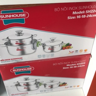 Bộ nồi Sunhouse SH224