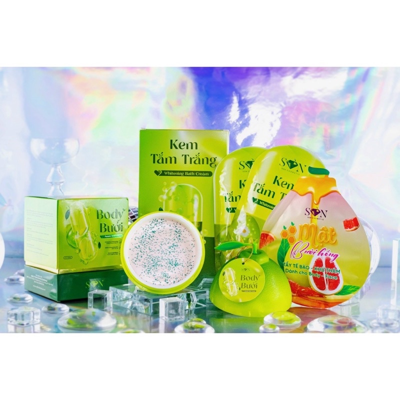 Kem Body Măng Cụt SON Cosmetic Chính Hãng - Kem Lotion Dưỡng Da Chống Nắng
