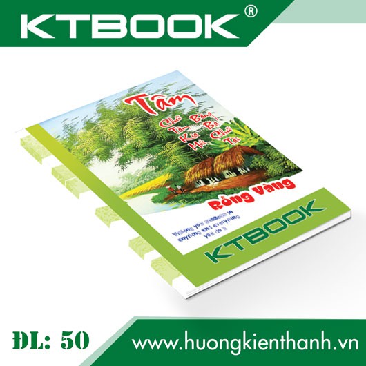 Gói 10 cuốn Tập Học Sinh Giá Rẻ Rồng Vàng KTBOOK giấy trắng ĐL 50 - 200 trang (10 cuốn/ lốc)