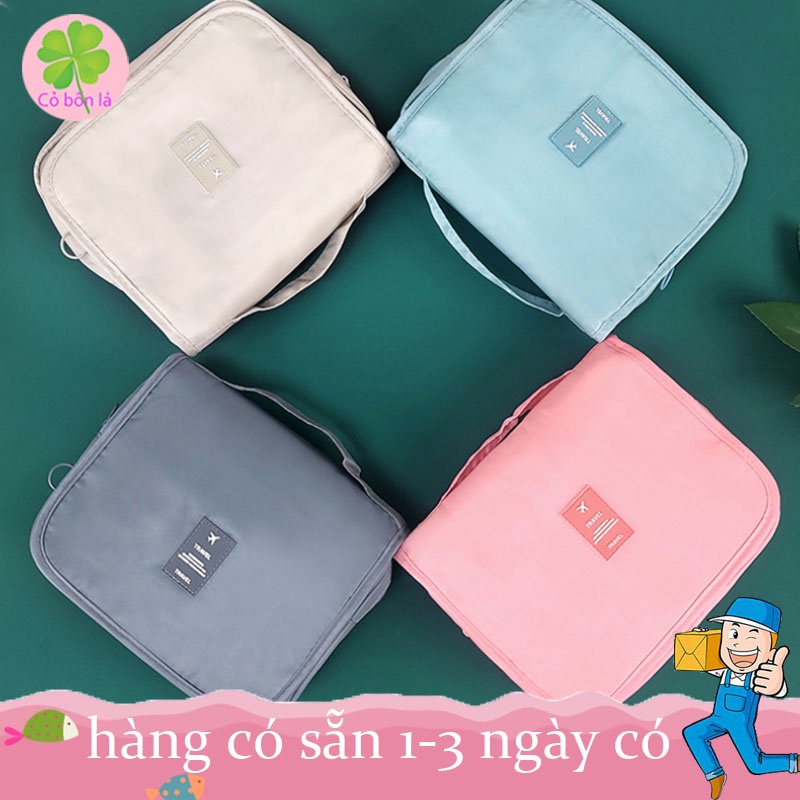Túi Xách Mỹ Phẩm Có Móc Treo Tiện Lợi Khi Đi Du Lịch Túi Đựng Mỹ Phẩm Đồ Cá Nhân Nhiều Ngăn Tiện Lợi Chất Vải Đẹp
