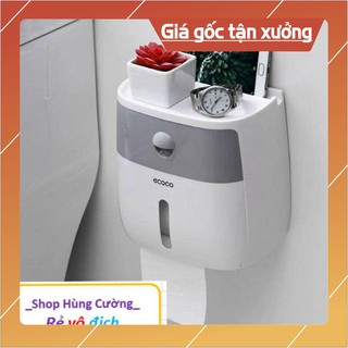 Hộp để giấy vệ sinh ecoco 2 tầng nhựa abs