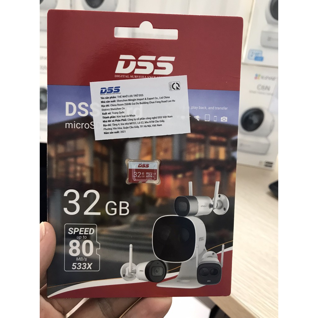 Thẻ nhớ 64GB 32G Micro SD DSS Dùng Lưu Trữ Cho Các Thiết Bị Điện Tử Phân Phối Chính Hãng Công Ty DSS