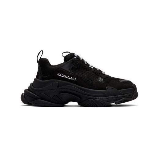 ( TẶNG KÈM TẤT ) Giày thể thao sneaker BA LEN trips full đen bản sạch