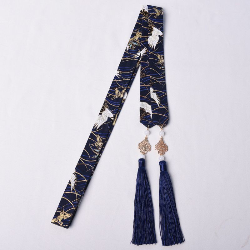 Dây buộc tóc các kiểu cổ trang hán phục hoạ tiết hoa văn kèm dây tô