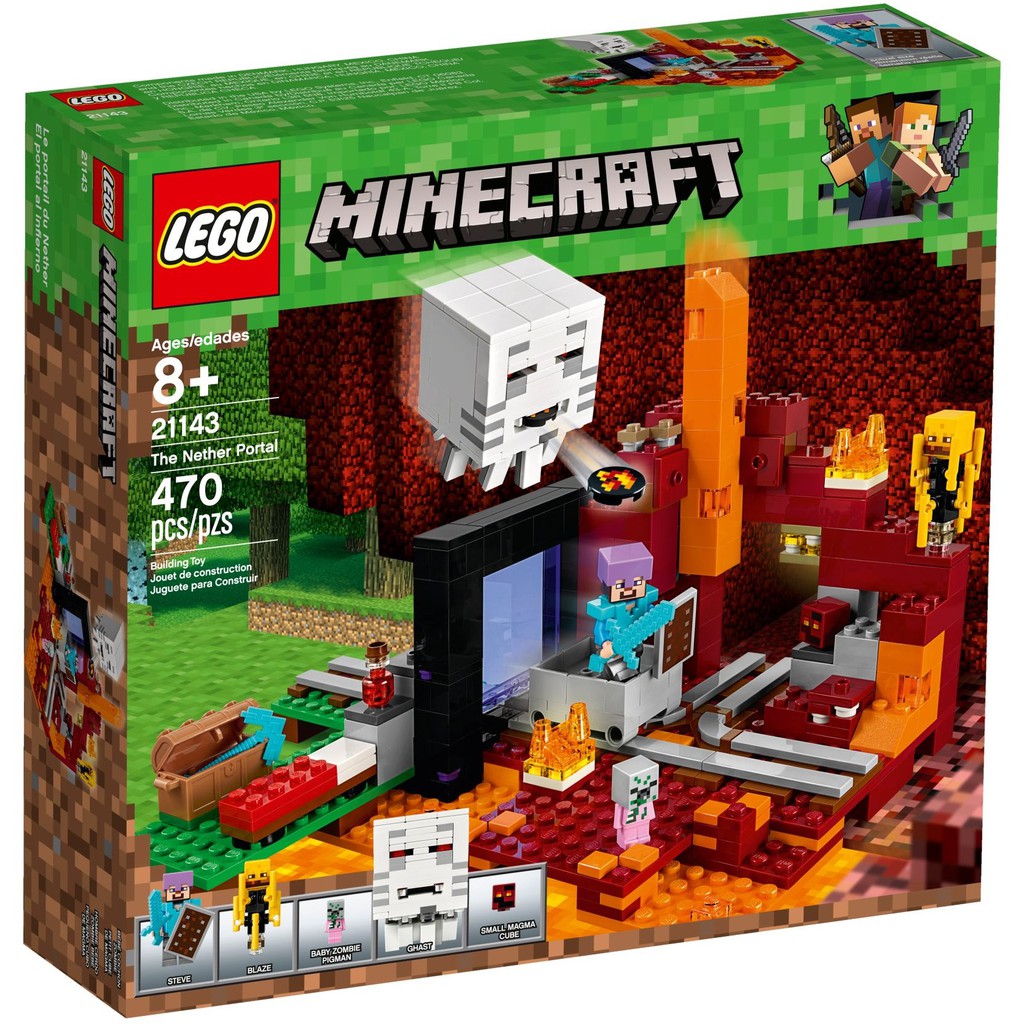 LEGO Minecraft 21143 Cổng vào thế giới Nether - 470 chi tiết