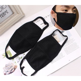 Khẩu trang sợi len 2 lớp p006