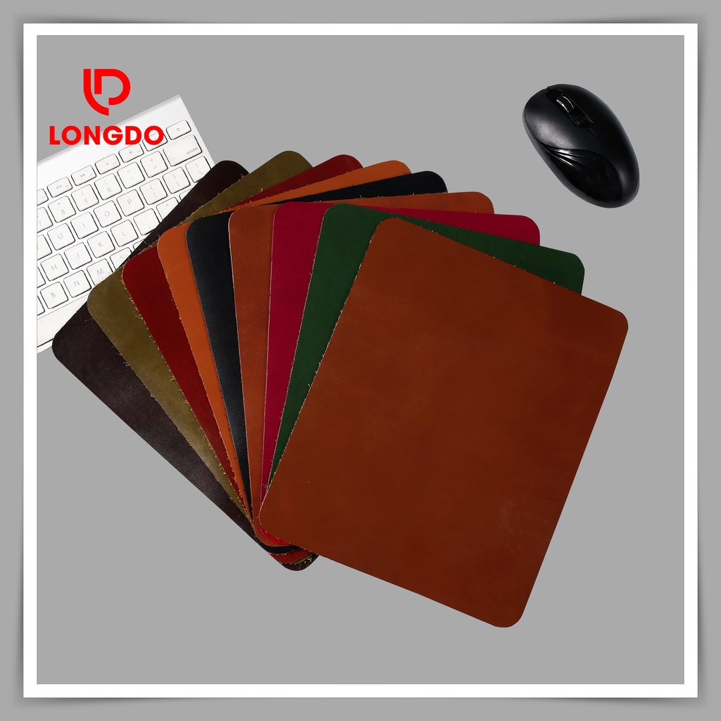 Lót chuột da thật - Bảo hành 5 năm - Hàng chính hãng thương hiệu Longdo Leather - Pullup