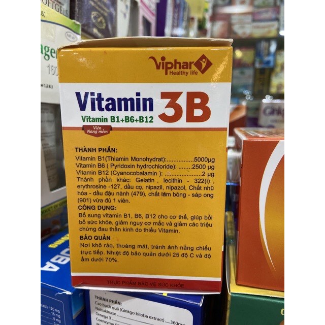 Viên uống Vitamin 3B B1-B6-B12 (hộp 100 viên) | BigBuy360 - bigbuy360.vn