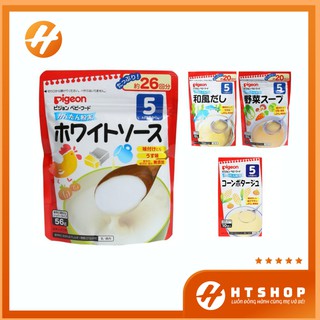 Bột Dashi Pigeon Gói 50Gram Cho Bé Ăn Dặm Từ 5 Tháng Tuổi - Nhật Bản