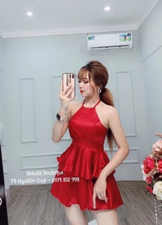Đầm yếm phi lụa ( nhiều màu khách nha)