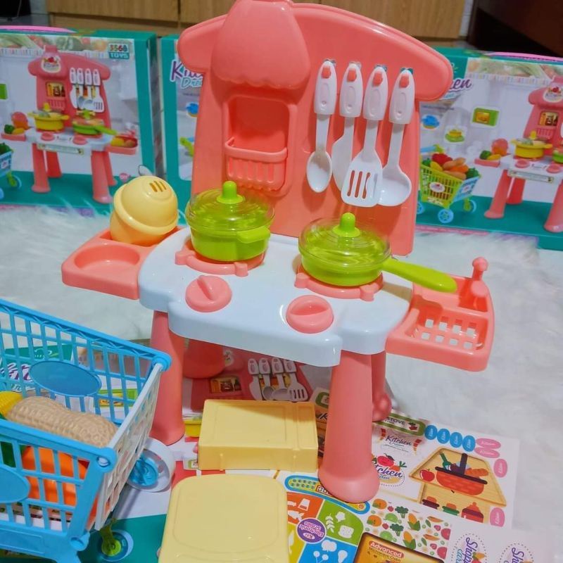 [HOT] Bộ bếp di động kèm xe đẩy (loại 1 có lò vi sóng)