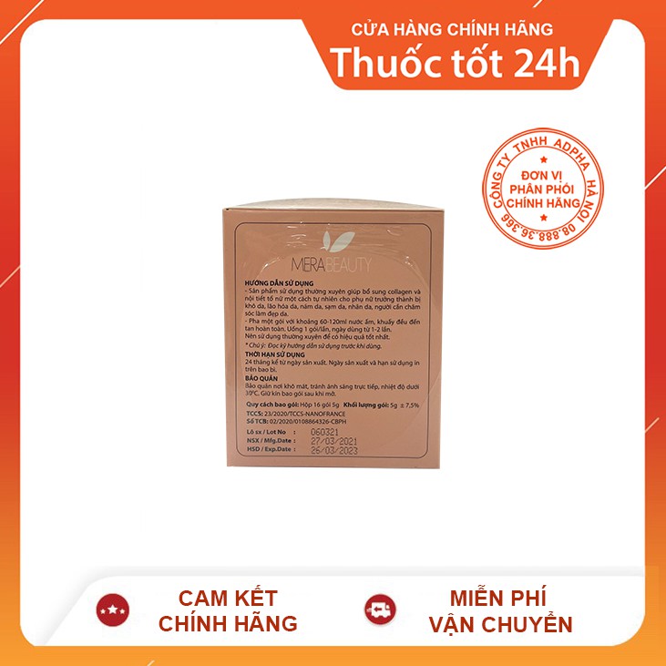 TPBS MeraBeauty - Bột Collogen Hỗ Trợ Tái Tạo Làn Da
