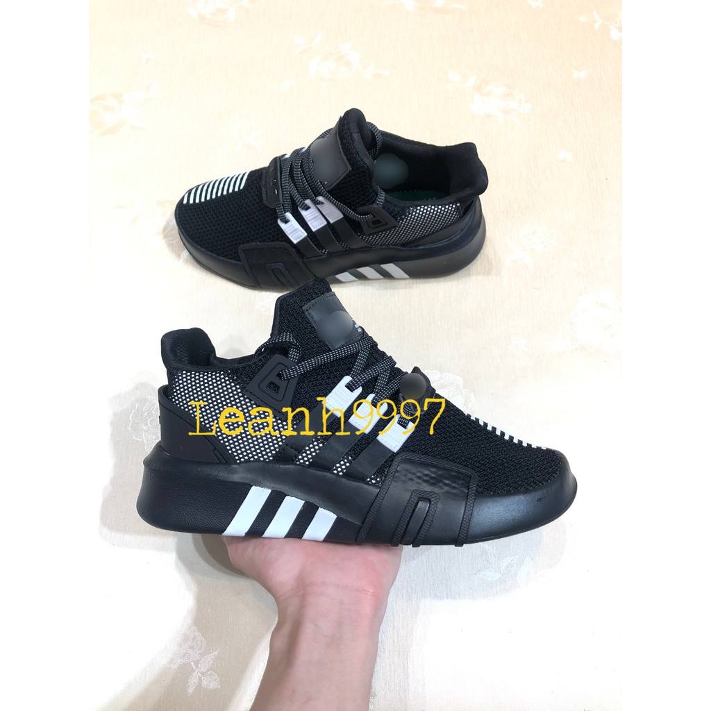 Giày thể thao sneaker QT đen phản quang
