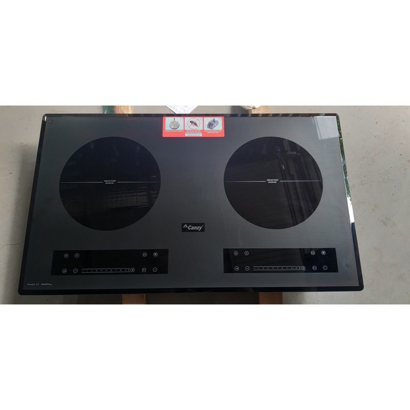 Bếp từ đôi Canzy CZ 6868plus bếp điện từ âm nhập khẩu Thái lan, tiết kiệm điện, bảo hành 3 năm