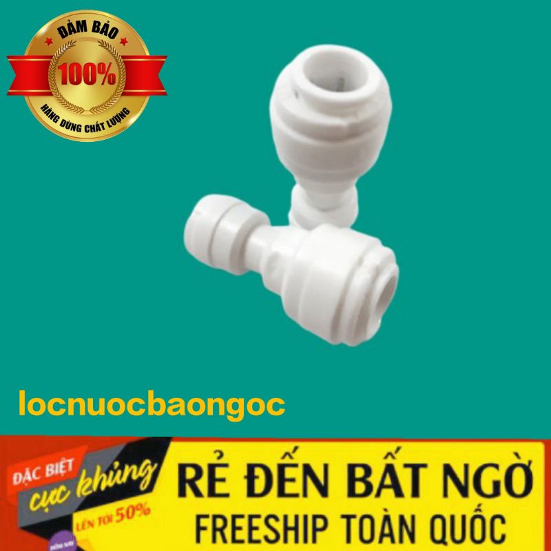 Nối thẳng nối nhanh 1 đầu dây 6 và 1 đầu dây 10