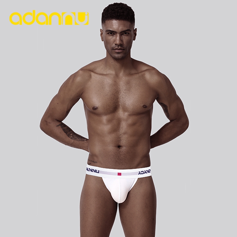 [5pcs] Cotton Men's GAY Sport Comfortable comfortable butt Men's Thong Underwear AD46