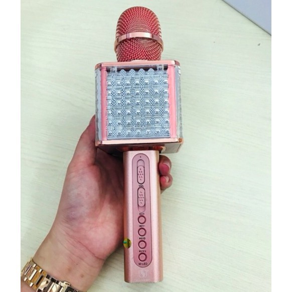 Micro kèm Loa Bluetooth YS 86. Míc hát karaok âm thanh haye hấp dẫn
