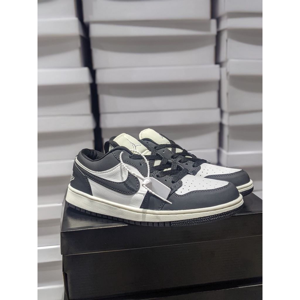 Giày Thể Thao Nam Nữ JD1,JORDAN 1 Panda Đen Trắng Cổ Thấp, Full Box Full Bill, Full Size