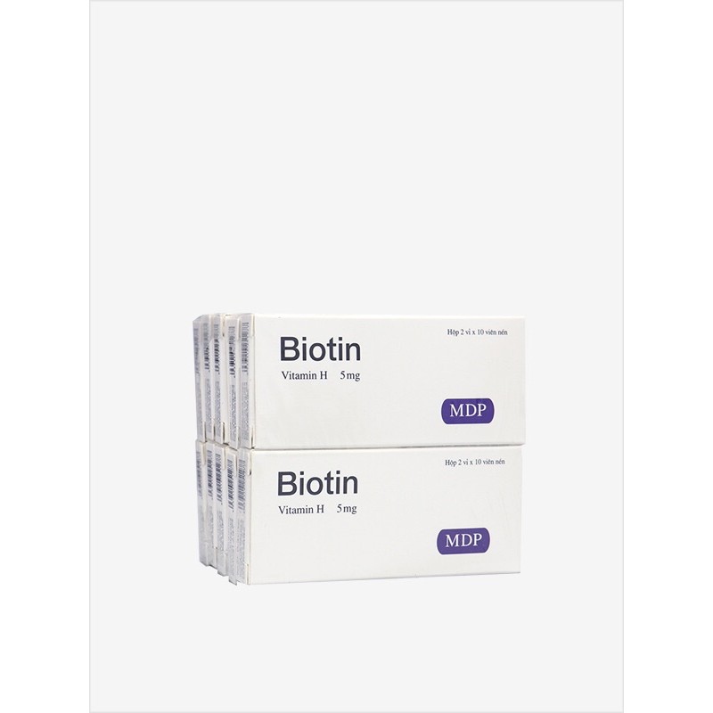 Vitamin H - Biotin 5mg - Hộp 20 viên