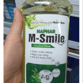 Nước súc miệng M - Smile hương trà xanh