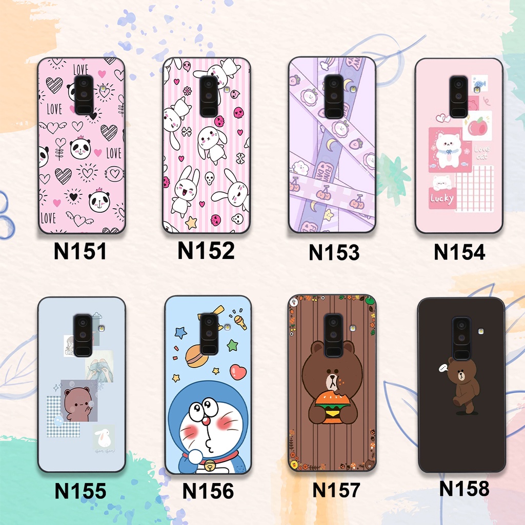 Ốp lưng Samsung A6 2018 / A6 Plus / J8 đáng yêu, siêu đẹp. Vỏ lưng SS in hình đáng yêu cực đẹp mắt