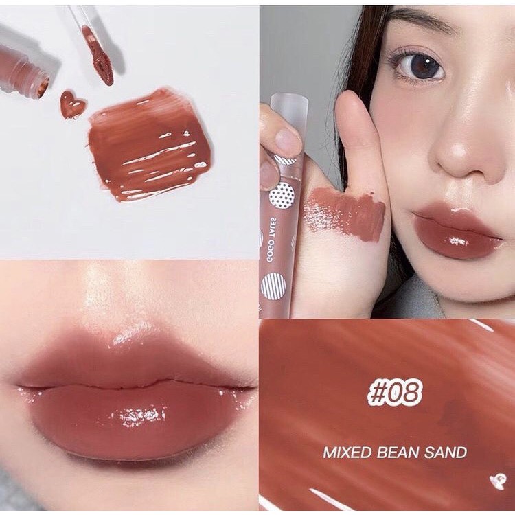 Son kem tint bóng - đá băng Gogo Tales Transparent Mirror Lipgloss | BigBuy360 - bigbuy360.vn