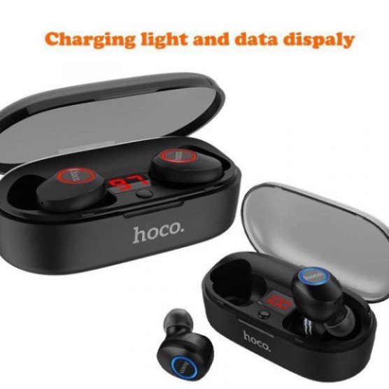 XẢ KHO Tai Nghe Bluetooth True Wireless Hoco ES24 Dock Sạc 800mAh Có Màn Led Báo Lượng Pin XẢ KHO