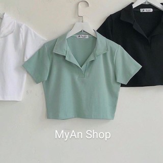🌈 ÁO CROPTOP CỔ BẺ CÓ SIZE❤️