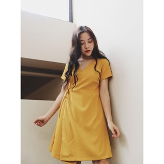 Đầm kimono vạt chéo