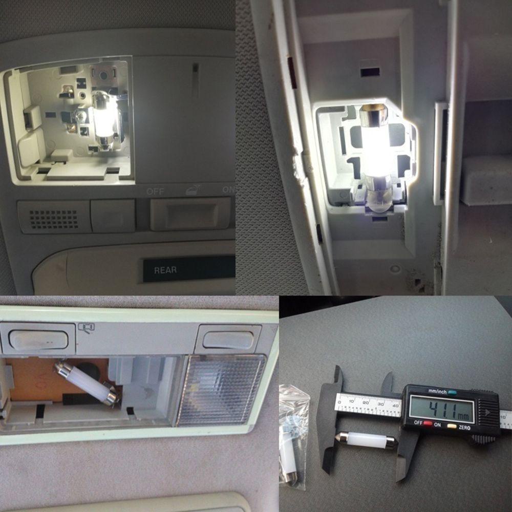 Bộ 2 Đèn LED C5W Chiếu Sáng Biển Số Xe Hơi