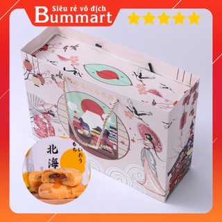 BÁNH TRUNG THU 3Q TRỨNG CHẢY VỊ KHOAI MÔN ĐẬU ĐỎ