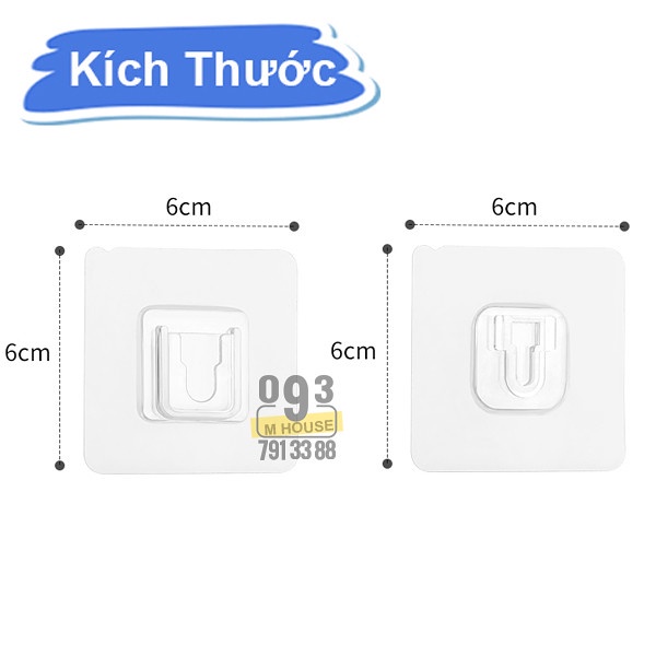 Móc Cài Đa Năng Chữ U T Treo Kệ, Treo Tranh, Treo Đồ